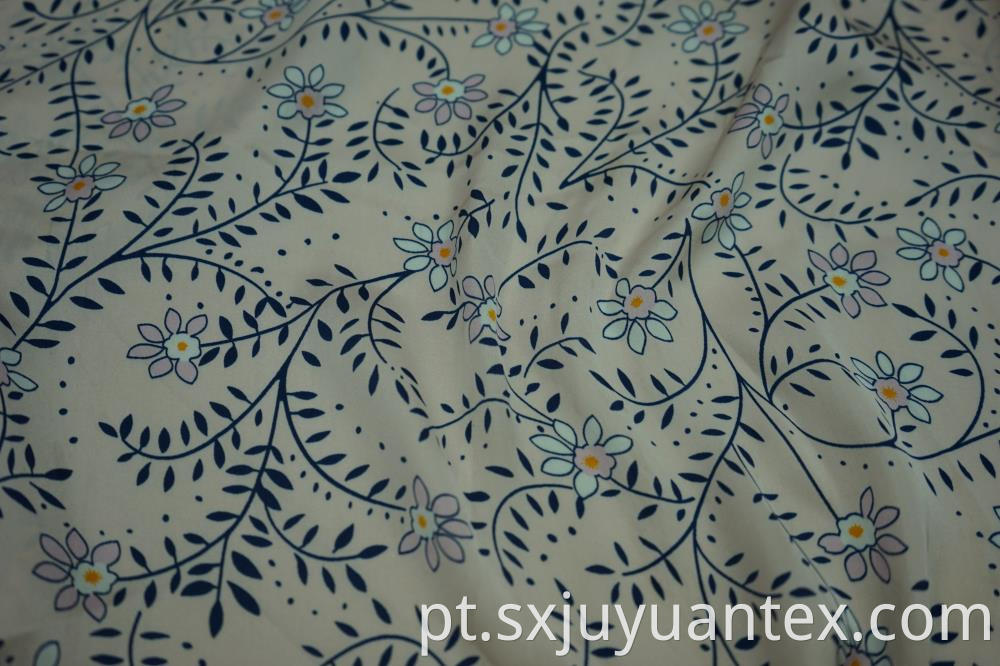 Sea Island Hammer Satin Print Fabric